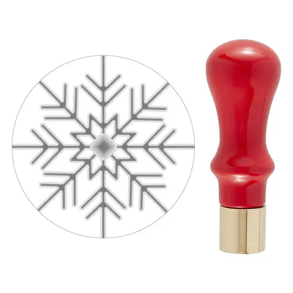 Spellbinders Snowflake Mini 3D Wax Seal Stamp from the Holiday Magic Collection