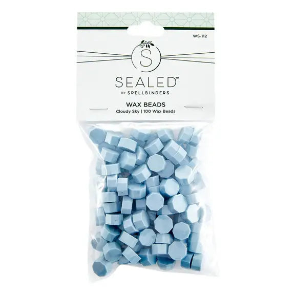 Spellbinders Wax Beads-Cloudy Sky