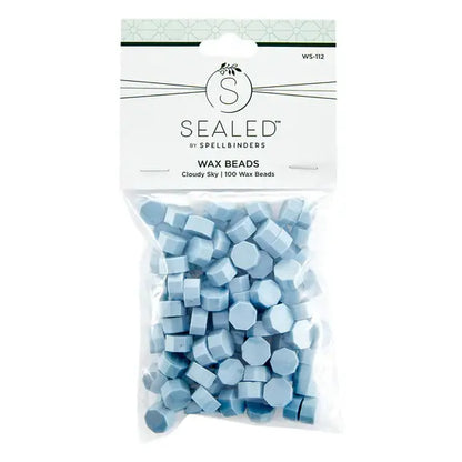 Spellbinders Wax Beads-Cloudy Sky