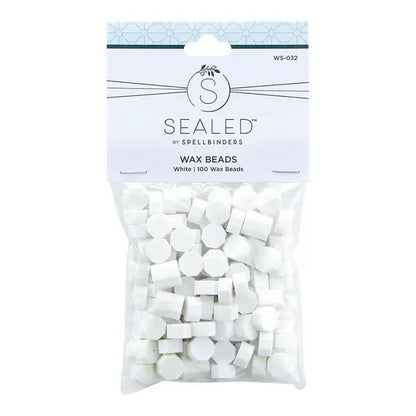 Spellbinders Wax Beads - White