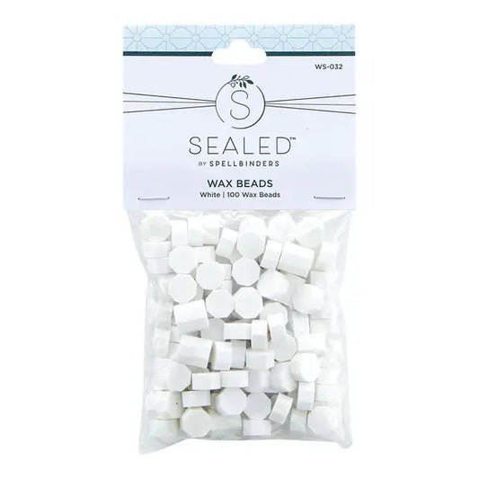Spellbinders Wax Beads - White