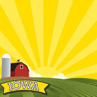 Reminisce The State Line - Iowa 12 x 12