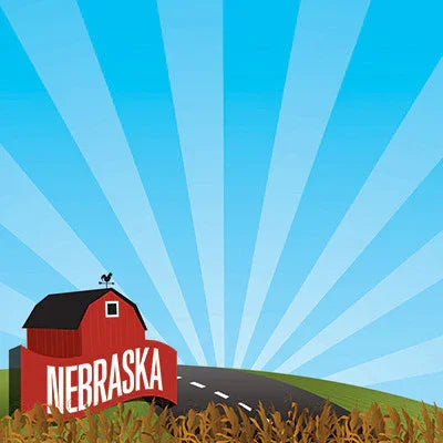 Reminisce The State Line - Nebraska 12 x 12 paper