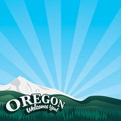 Reminisce The State Line - Oregon 12 x 12
