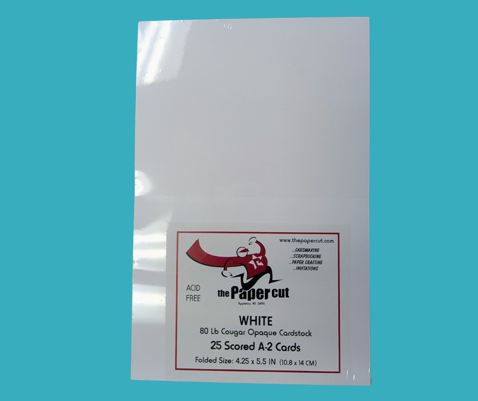 The Paper Cut Scored Cards (A-2) (White) (25 count)