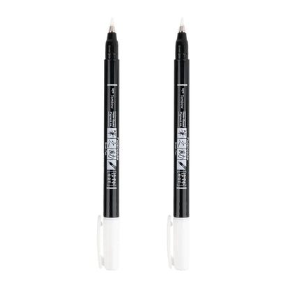 Tombow Fundenosuke Brush Pens, White 2-Pack