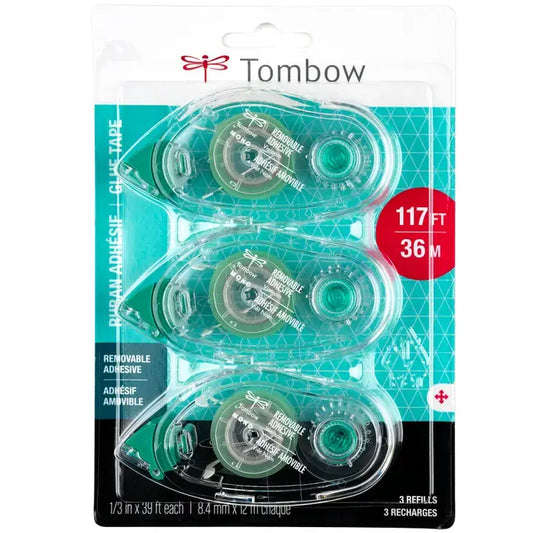 Tombow Mono Removable Adhesive Refill - 3-Pack