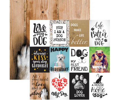 Love My Dog Double-Sided Cardstock 12"X12"- Select Style