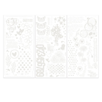 49 And Market Rub-On Transfer Set-Irresistible Curiosities By Vicki Boutin