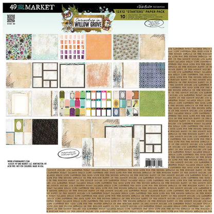 49 And Market Starters Collection Pack 12"X12"-Curiosities In Willow Grove
