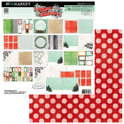 49 And Market Starters Collection Pack 12"X12"-Mistletoe And Memories