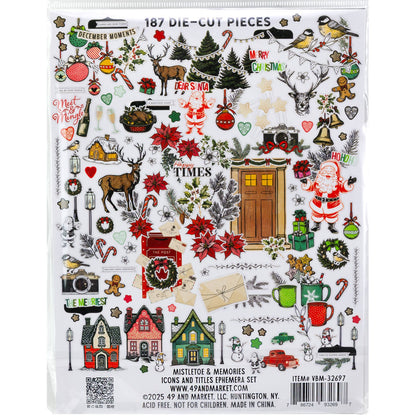 49 And Market Die-Cuts-Icons, Mistletoe And Memories