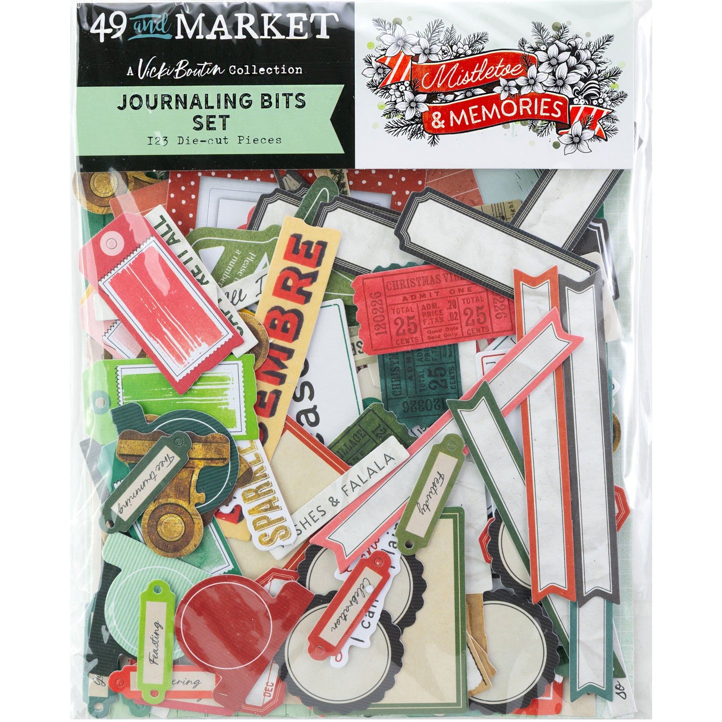 49 And Market Die-Cuts-Journaling, Mistletoe And Memories