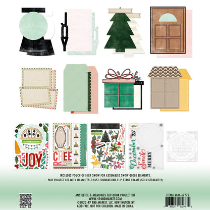 49 And Market Flip Book Kit-Mistletoe And Memories