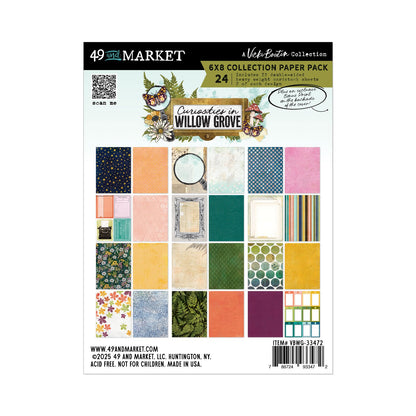 49 And Market Paper Pack 6"X8"-Curiosities In Willow Grove
