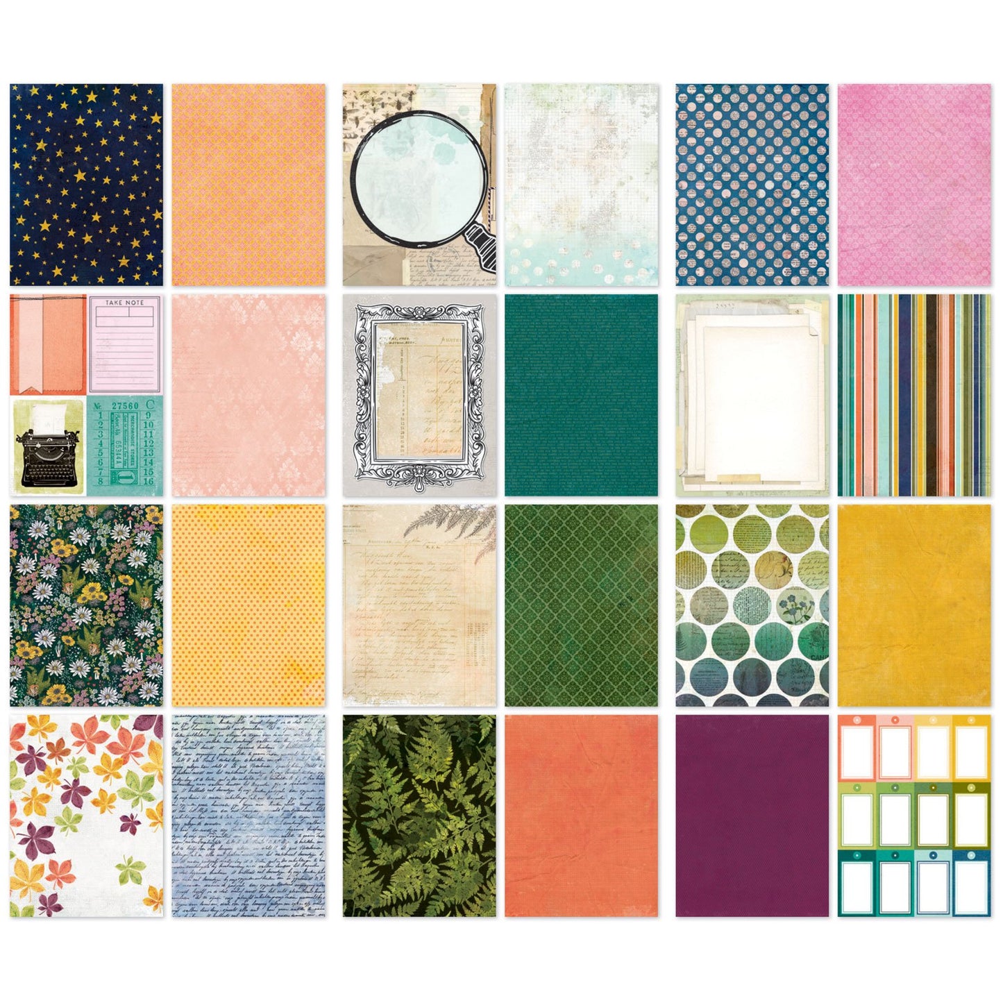 49 And Market Paper Pack 6"X8"-Curiosities In Willow Grove
