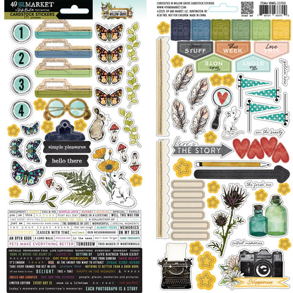 49 And Market Cardstock Stickers-Curiosities In Willow Grove