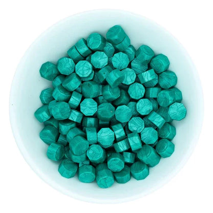 Spellbinders Wax Beads-Teal