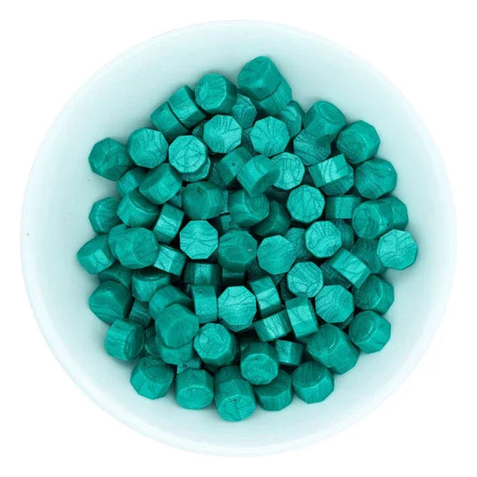 Spellbinders Wax Beads-Teal