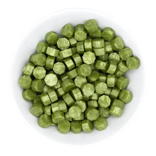 Spellbinders Wax Beads-Matcha
