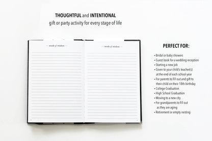 Words of Wisdom Inspirational Journal