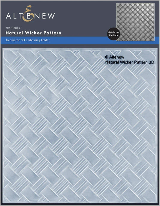 Altenew Natural Wicker Pattern 3D Embossing Folder