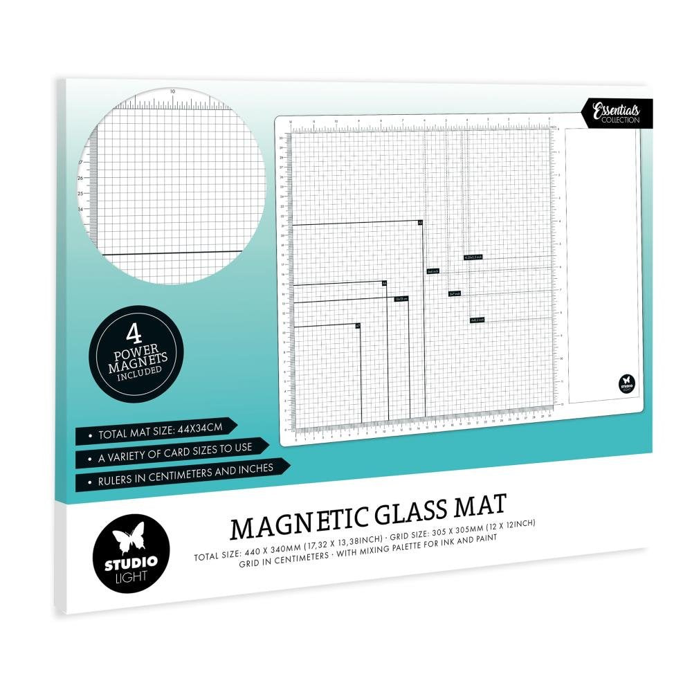 Studio Light Essentials Magnetic Glass Mat W/Magnets-Nr. 01