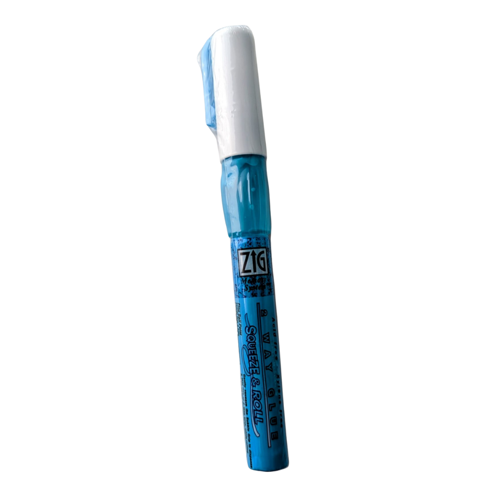 Zig 2-Way Glue Pen -Squeeze & Roll